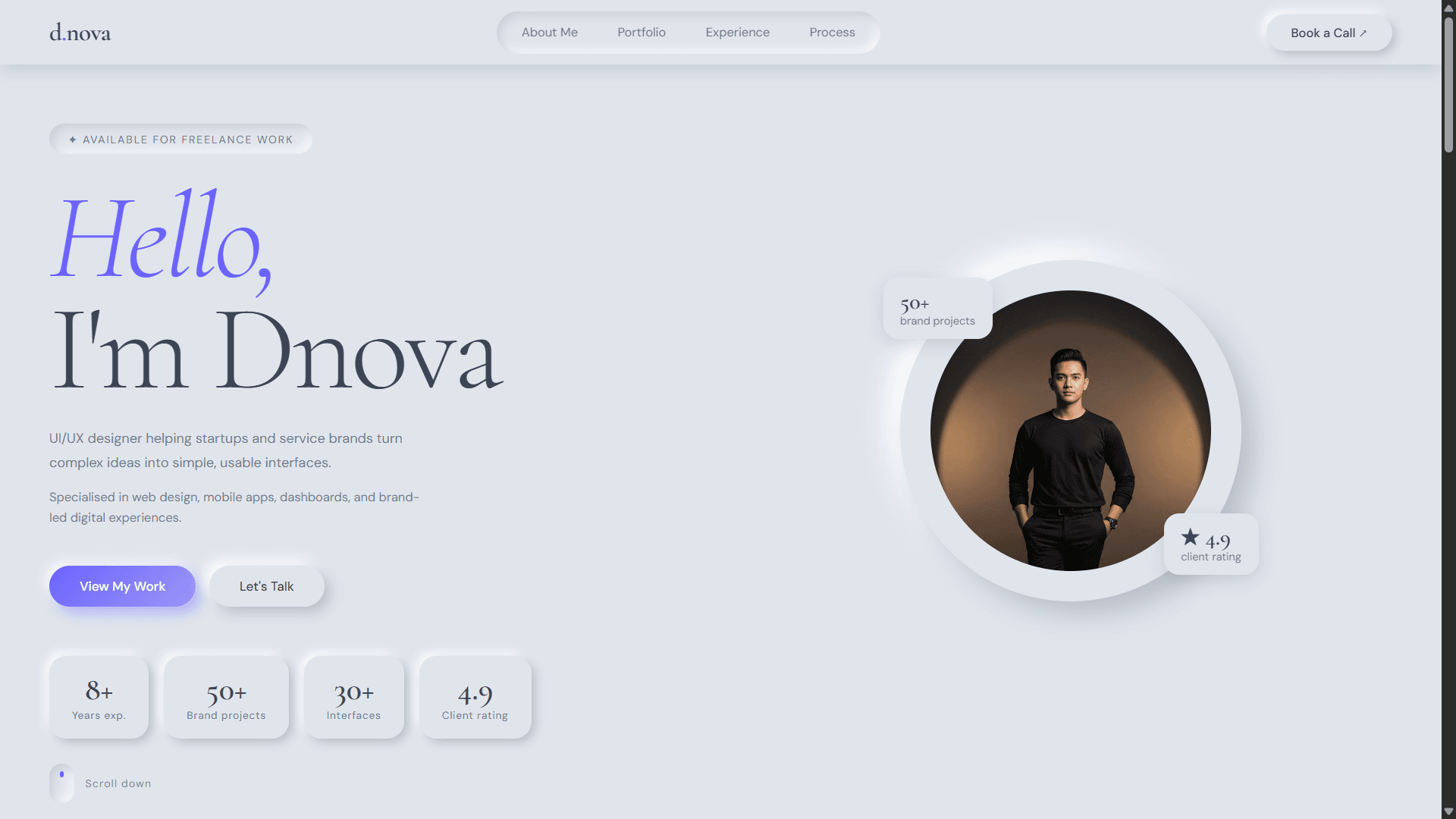 D'nova — website preview